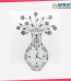 Flowervase clock1